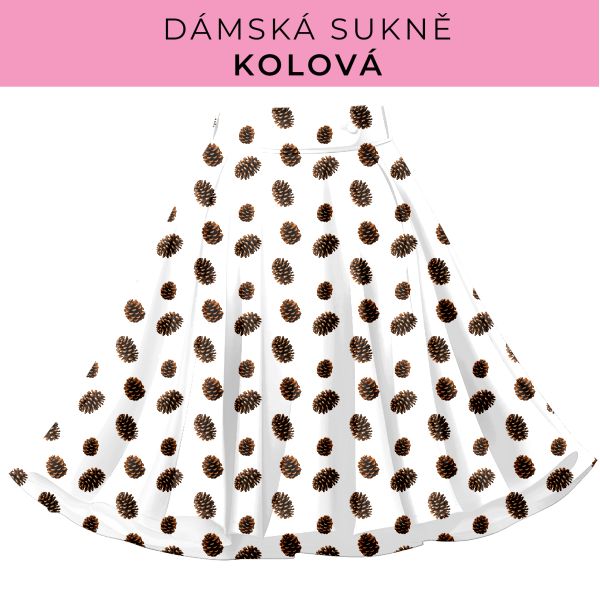 DÁMSKÝ střih - Kolová sukně