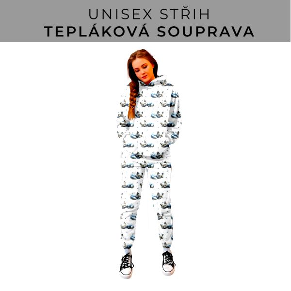 DÁMSKÝ střih - SET mikina a tepláky 