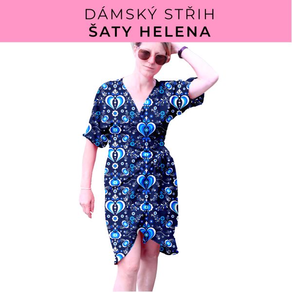 Dámský střih na šaty  Helena