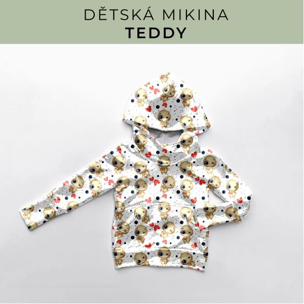 DĚTSKÝ střih - Mikina Teddy