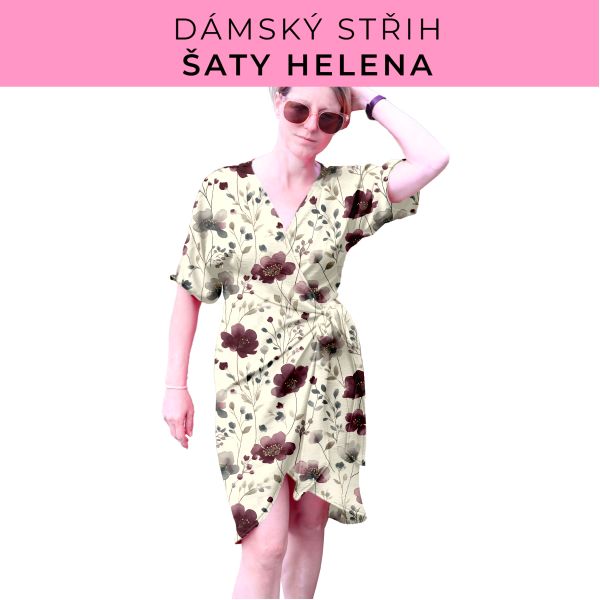 Dámský střih na šaty  Helena