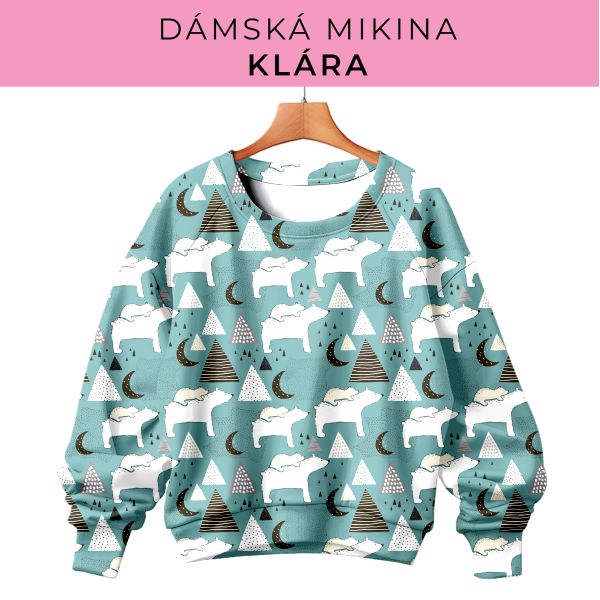 DÁMSKÝ střih - mikina Klára