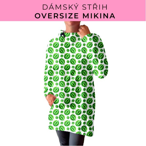 DÁMSKÝ střih - Oversize mikina