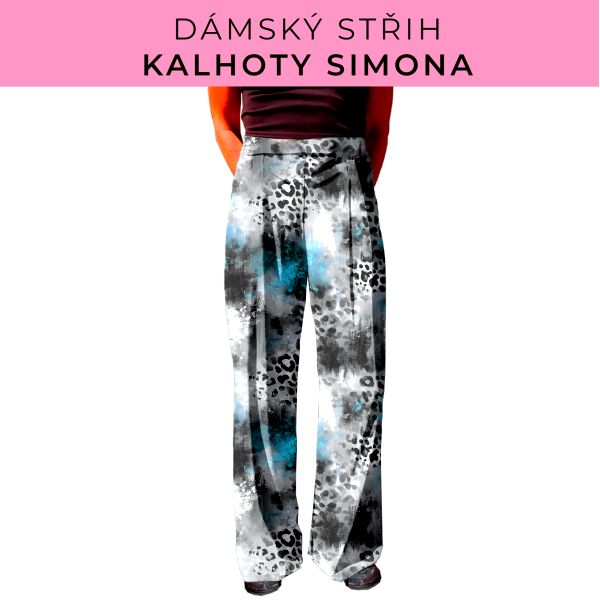 Dámský střih - kalhoty Simona