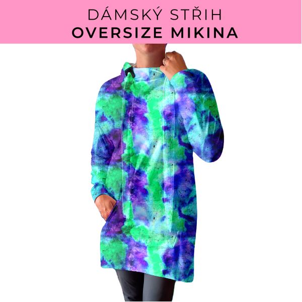 DÁMSKÝ střih - Oversize mikina