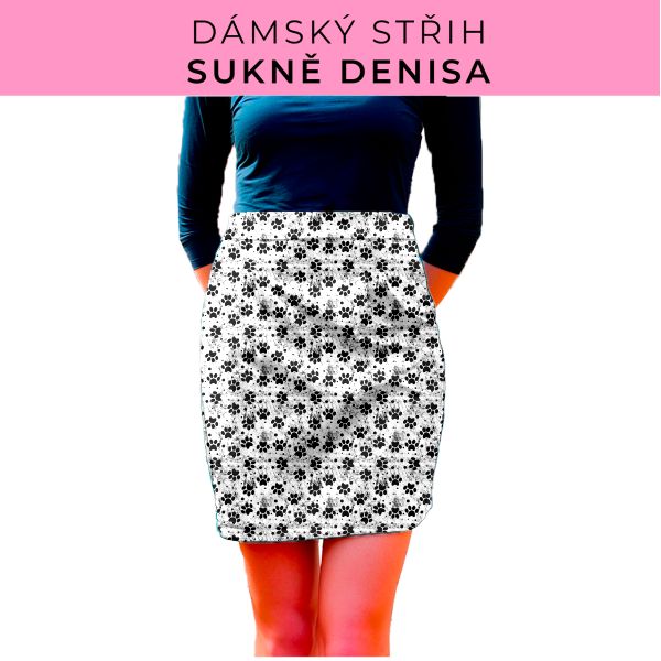 Dámský střih - Dámská sukně Denisa