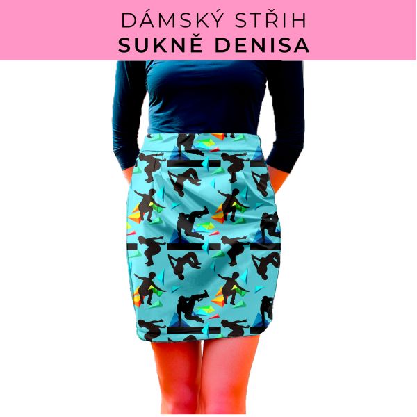 Dámský střih - Dámská sukně Denisa