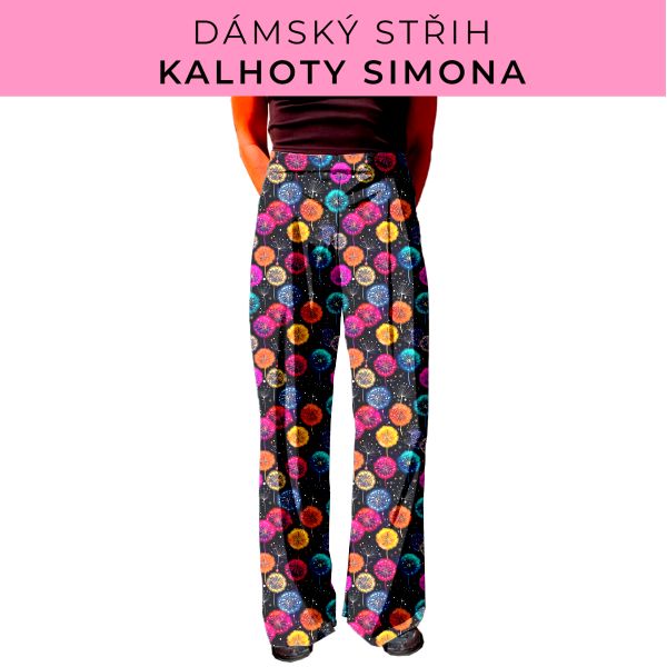 Dámský střih - kalhoty Simona