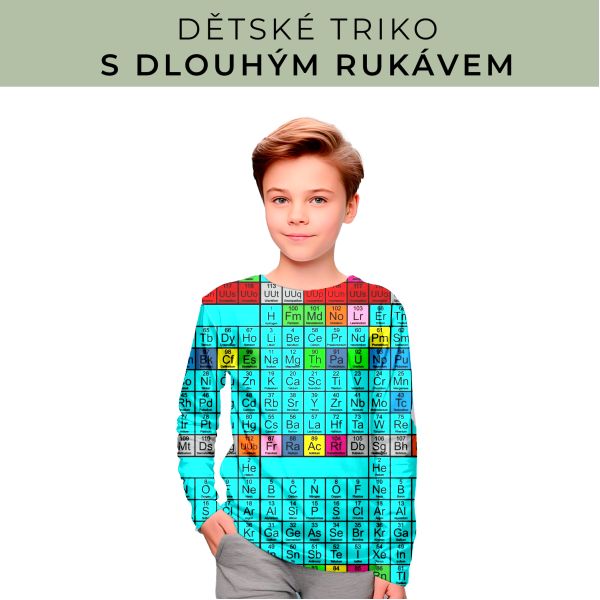 DĚTSKÝ střih - triko dlouhý rukáv