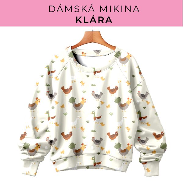DÁMSKÝ střih - mikina Klára