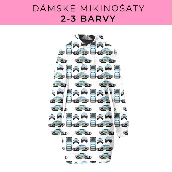 DÁMSKÝ střih - Mikinošaty 2-3 barvy