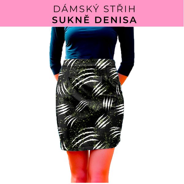 Dámský střih - Dámská sukně Denisa