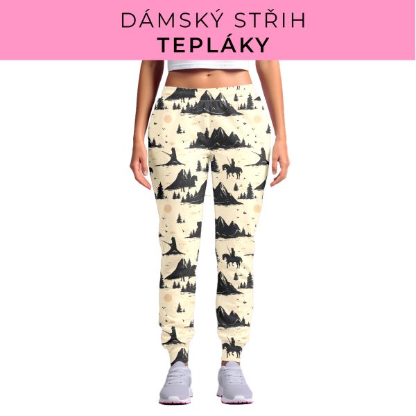 DÁMSKÝ střih - tepláky