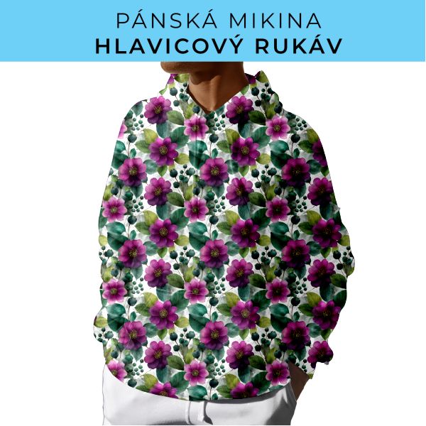 PÁNSKÝ střih - mikina s kapucí