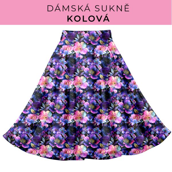 DÁMSKÝ střih - Kolová sukně