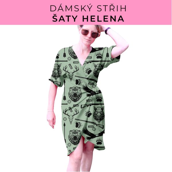 Dámský střih na šaty  Helena