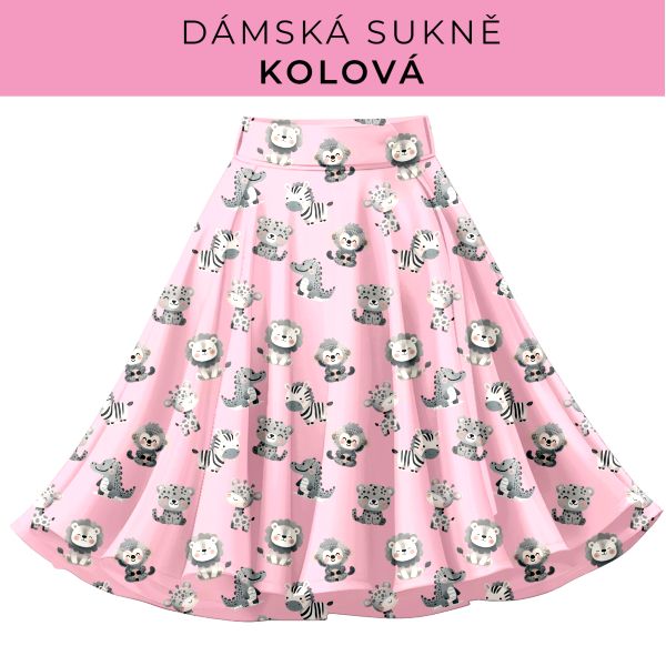 DÁMSKÝ střih - Kolová sukně