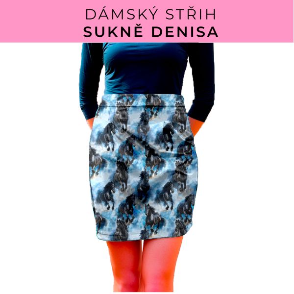 Dámský střih - Dámská sukně Denisa