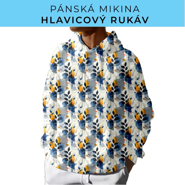 PÁNSKÝ střih - mikina s kapucí