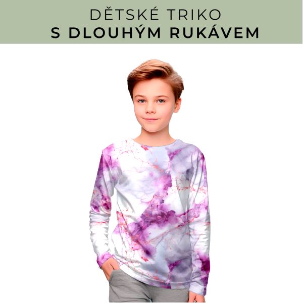 DĚTSKÝ střih - triko dlouhý rukáv