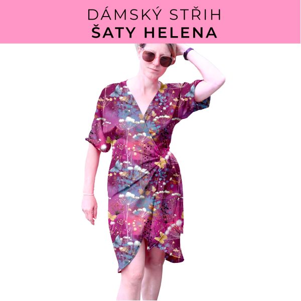 Dámský střih na šaty  Helena
