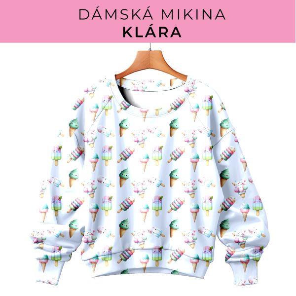 DÁMSKÝ střih - mikina Klára