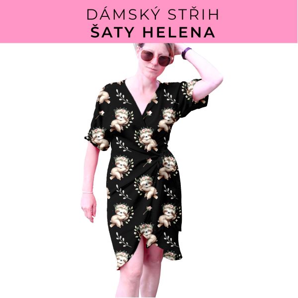 Dámský střih na šaty  Helena