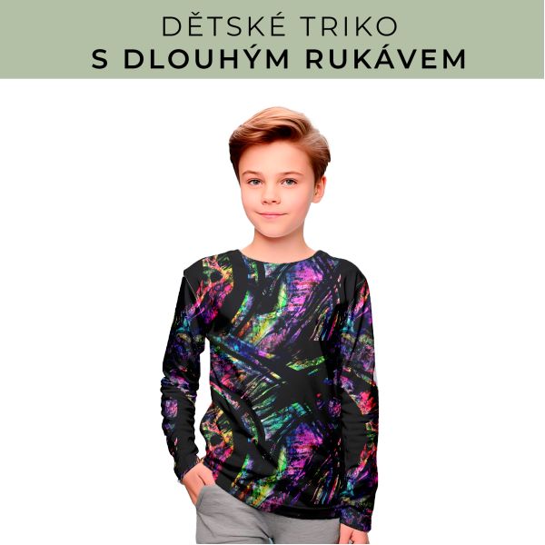DĚTSKÝ střih - triko dlouhý rukáv