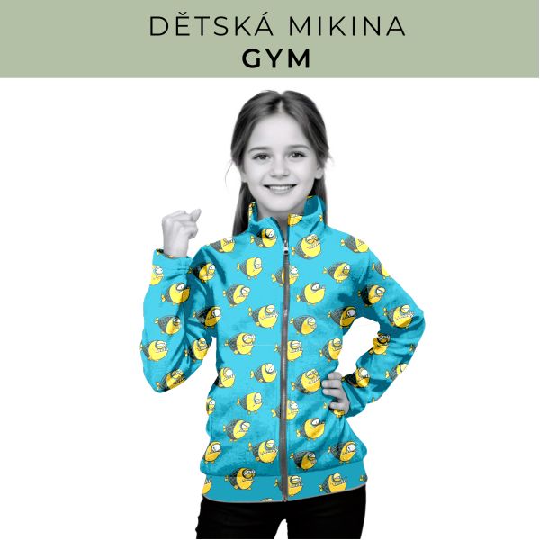 Dětská střih - mikina GYM