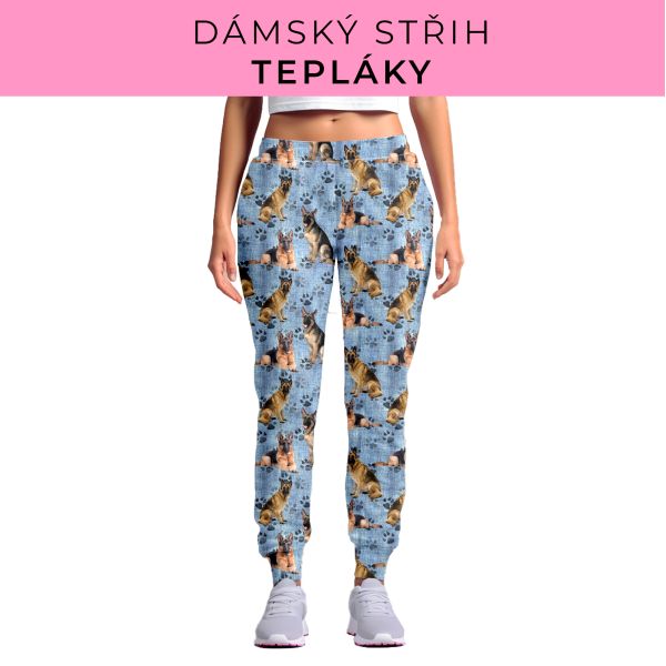 DÁMSKÝ střih - tepláky