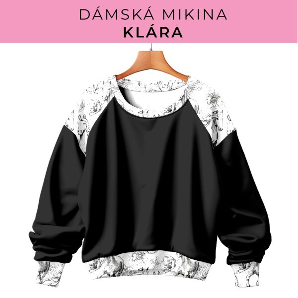 DÁMSKÝ střih - mikina Klára