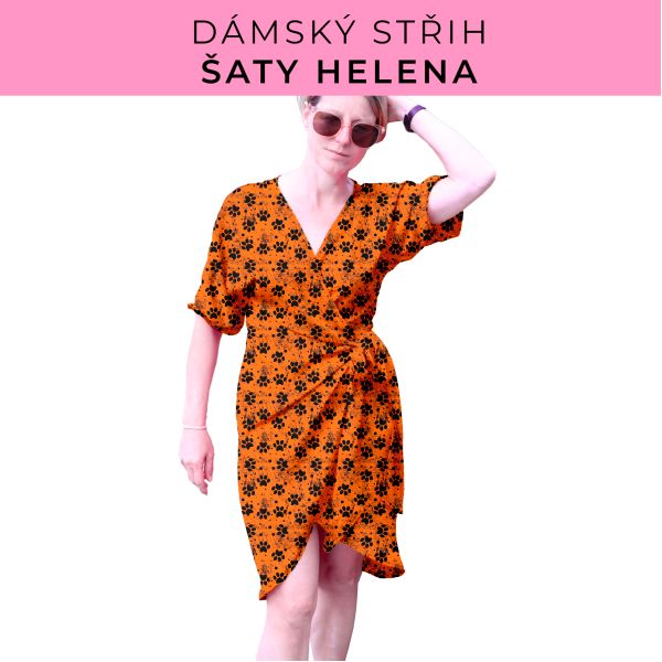Dámský střih na šaty  Helena