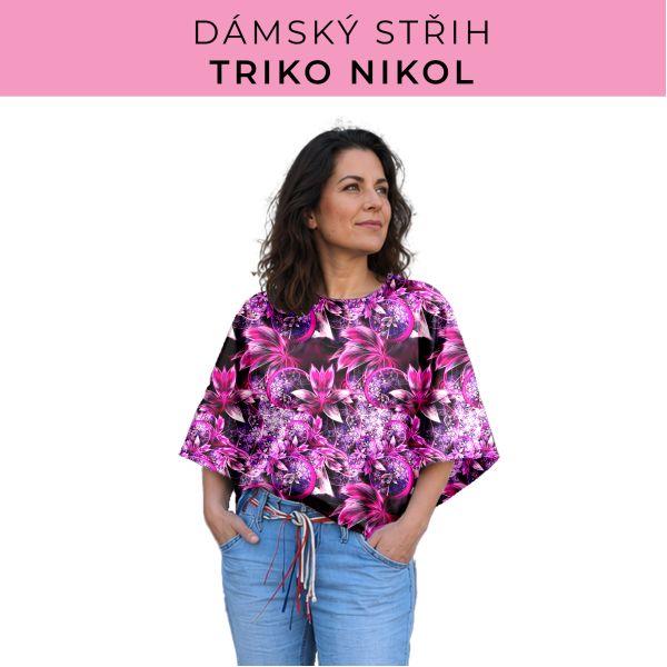 Dámský střih -  triko Nikol