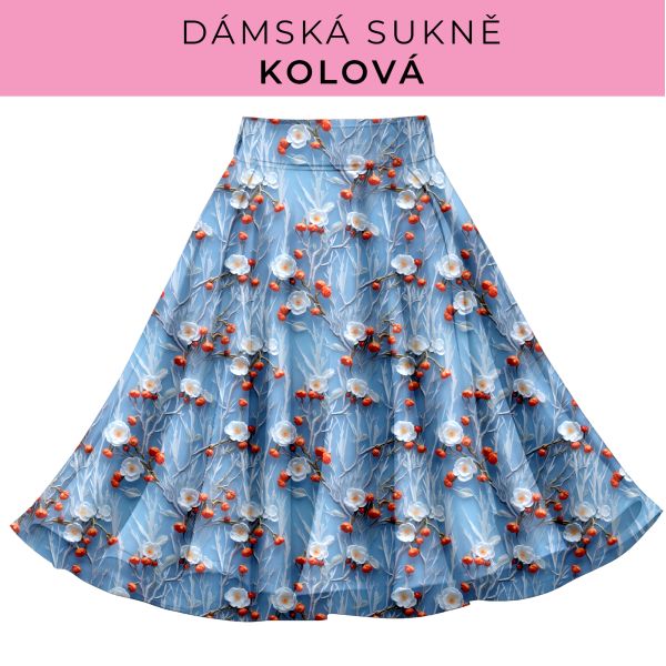 DÁMSKÝ střih - Kolová sukně