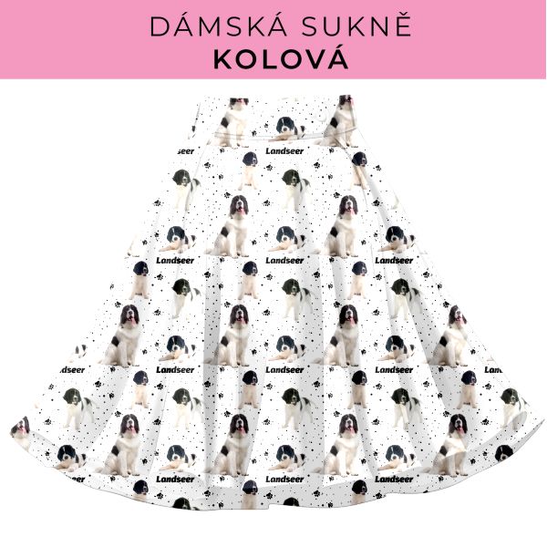 DÁMSKÝ střih - Kolová sukně
