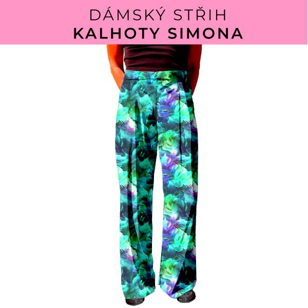 Dámský střih - kalhoty Simona