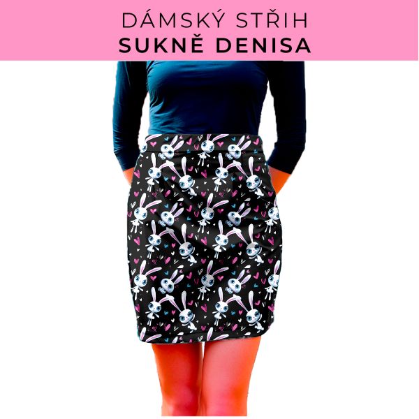 Dámský střih - Dámská sukně Denisa