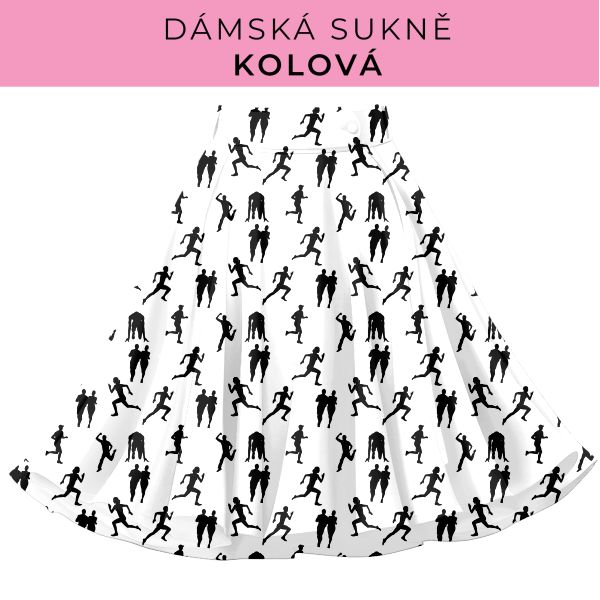 DÁMSKÝ střih - Kolová sukně