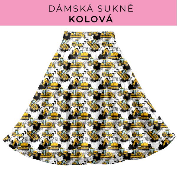 DÁMSKÝ střih - Kolová sukně