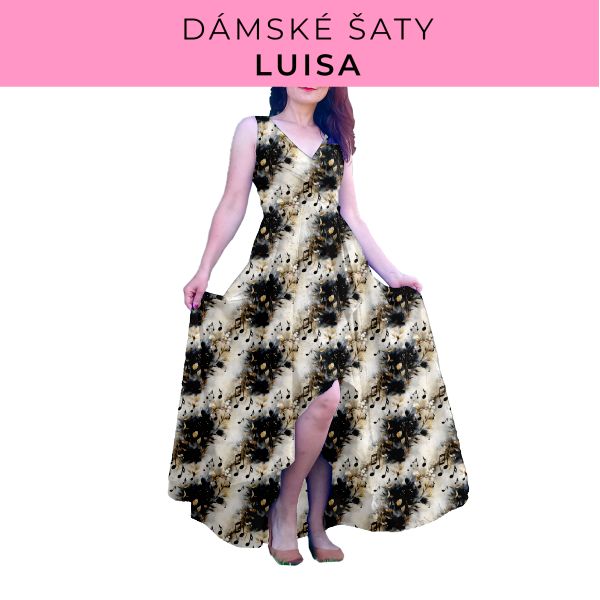 DÁMSKÝ střih - šaty Luisa