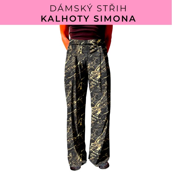 Dámský střih - kalhoty Simona