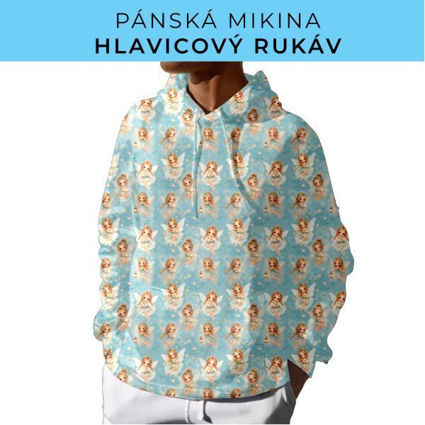 PÁNSKÝ střih - mikina s kapucí