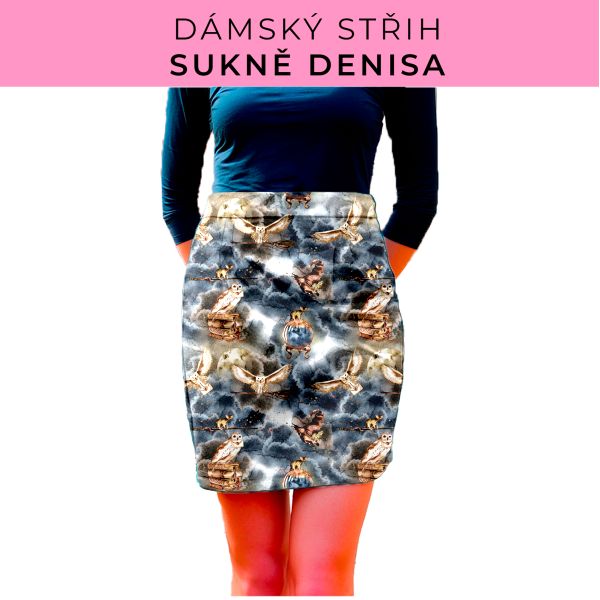 Dámský střih - Dámská sukně Denisa