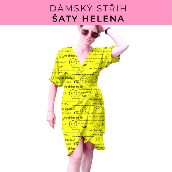 Dámský střih na šaty  Helena