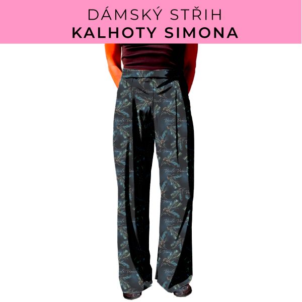 Dámský střih - kalhoty Simona