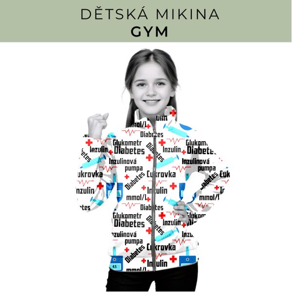 Dětská střih - mikina GYM