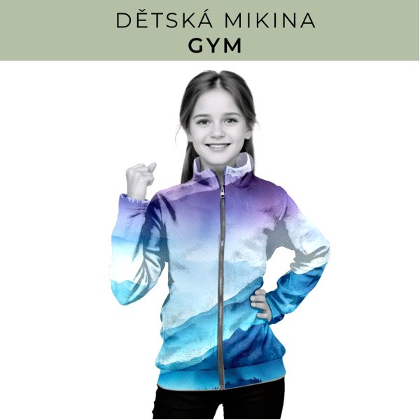 Dětská střih - mikina GYM
