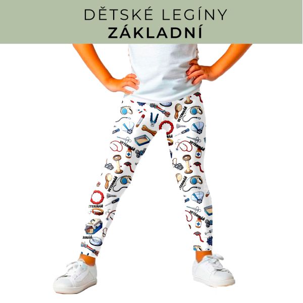 DĚTSKÝ střih - legíny základní