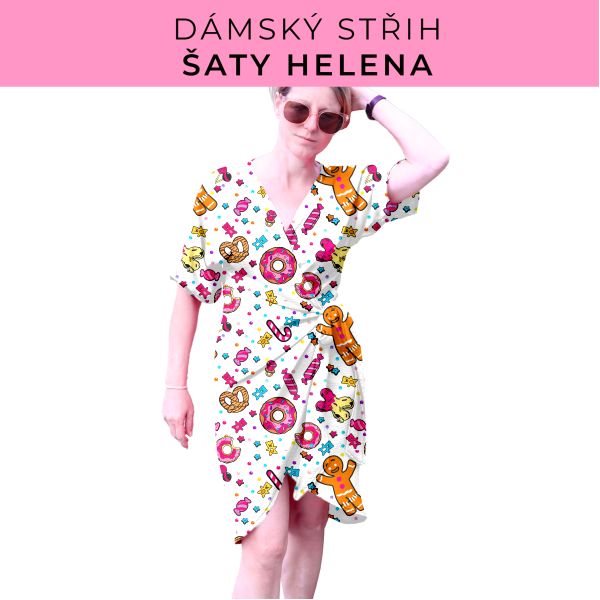 Dámský střih na šaty  Helena