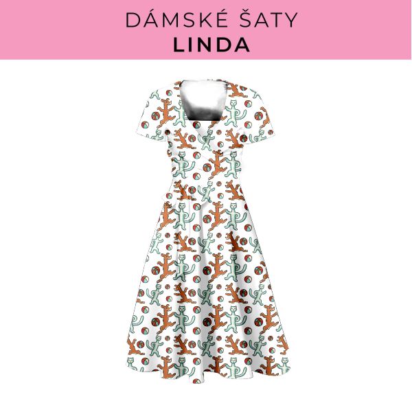 DÁMSKÝ střih - šaty Linda